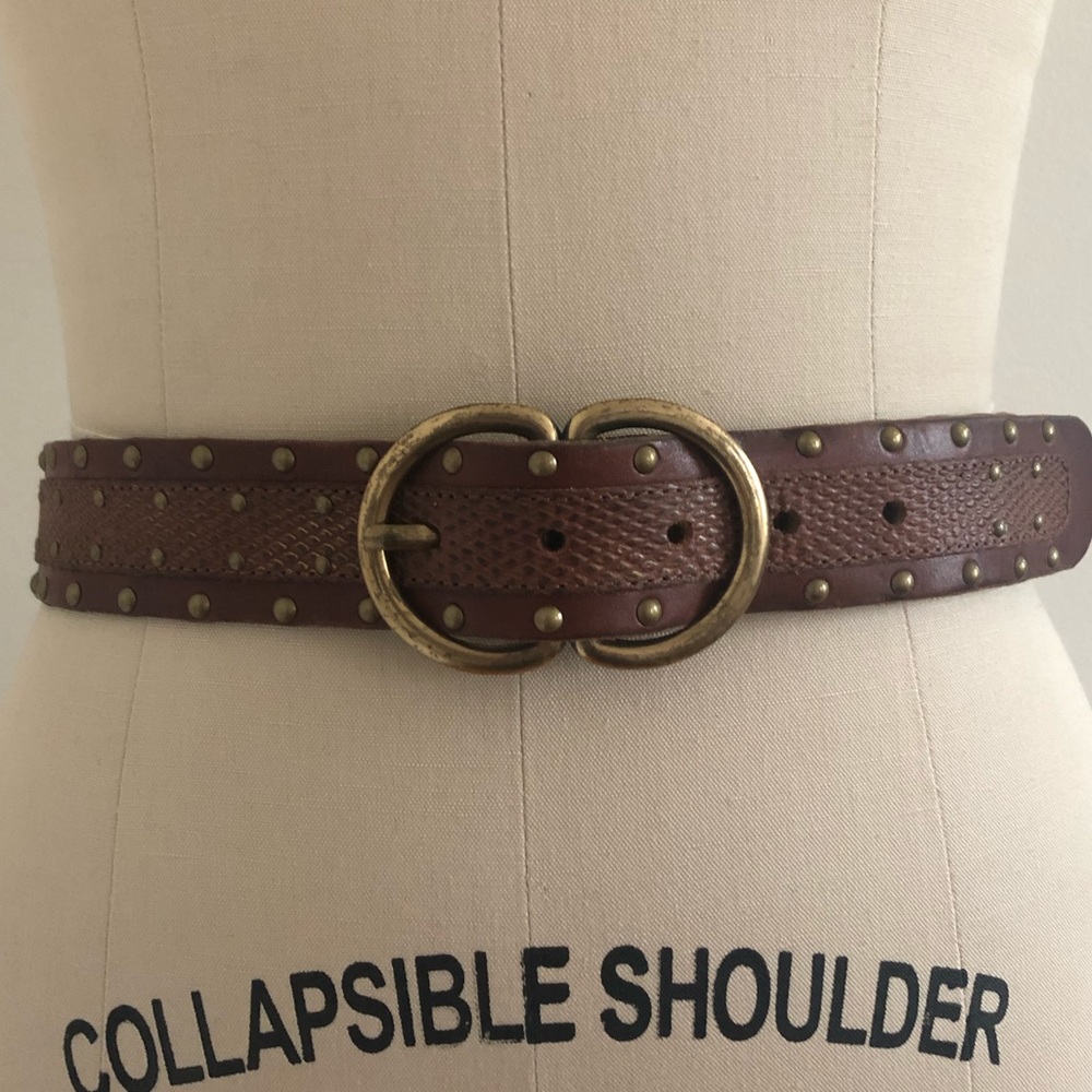 Vintage Fossil Leather Belt